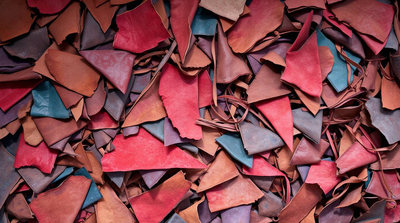 Leather offcuts